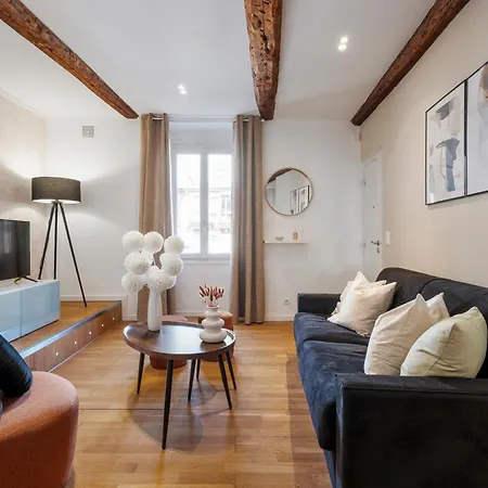Nice Renting - 9B Massena - Chic Escape In The Heart Of Nice Comfort & Charm ! Esterno foto